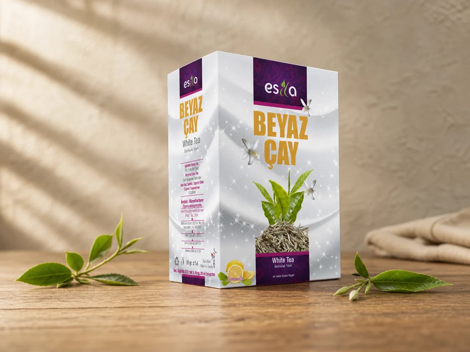 شاي Esila الأبيض