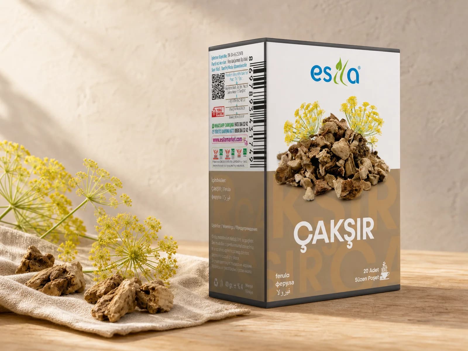 Shade-Dried and Packed by Hand