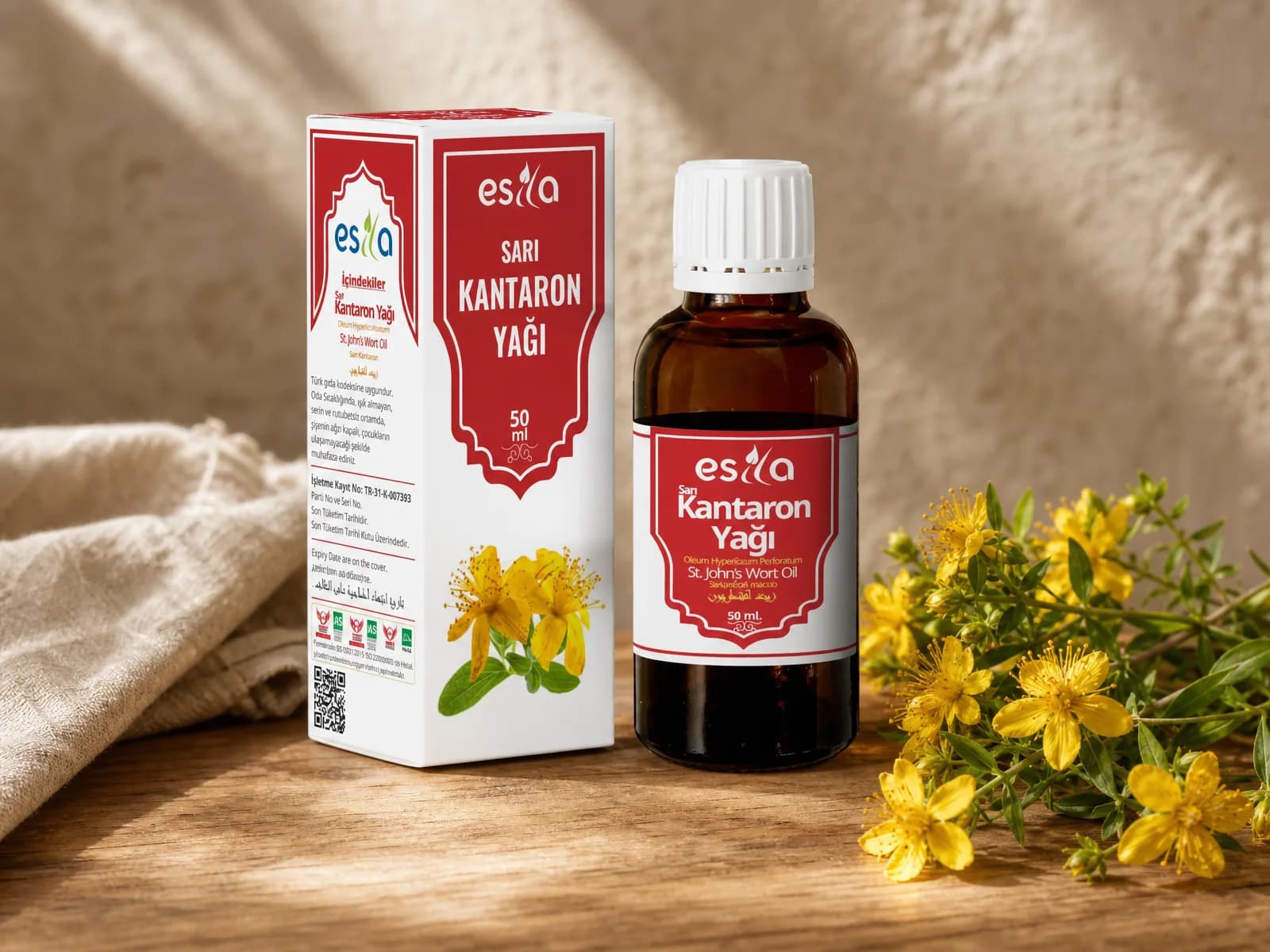 Kantaronun Çiçekleri ve Yaprakları