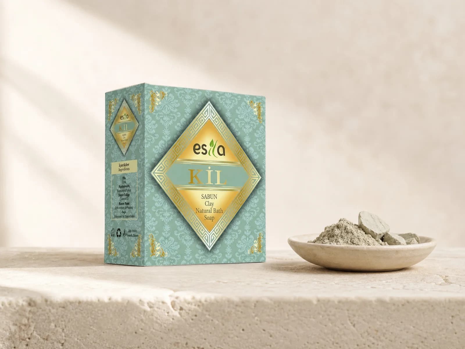 صابون الطين من Esila