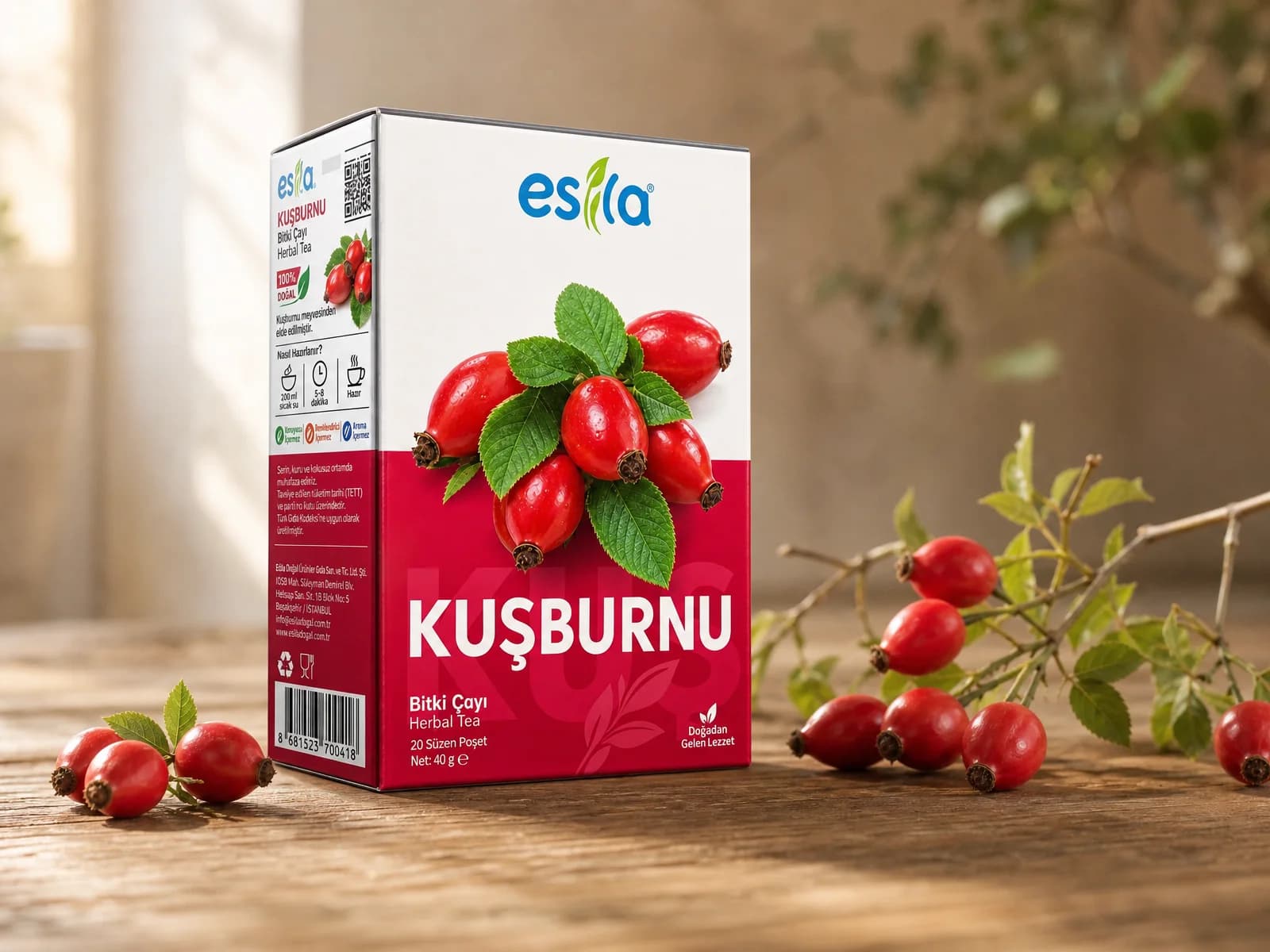 Esila Kuşburnu Çayı
