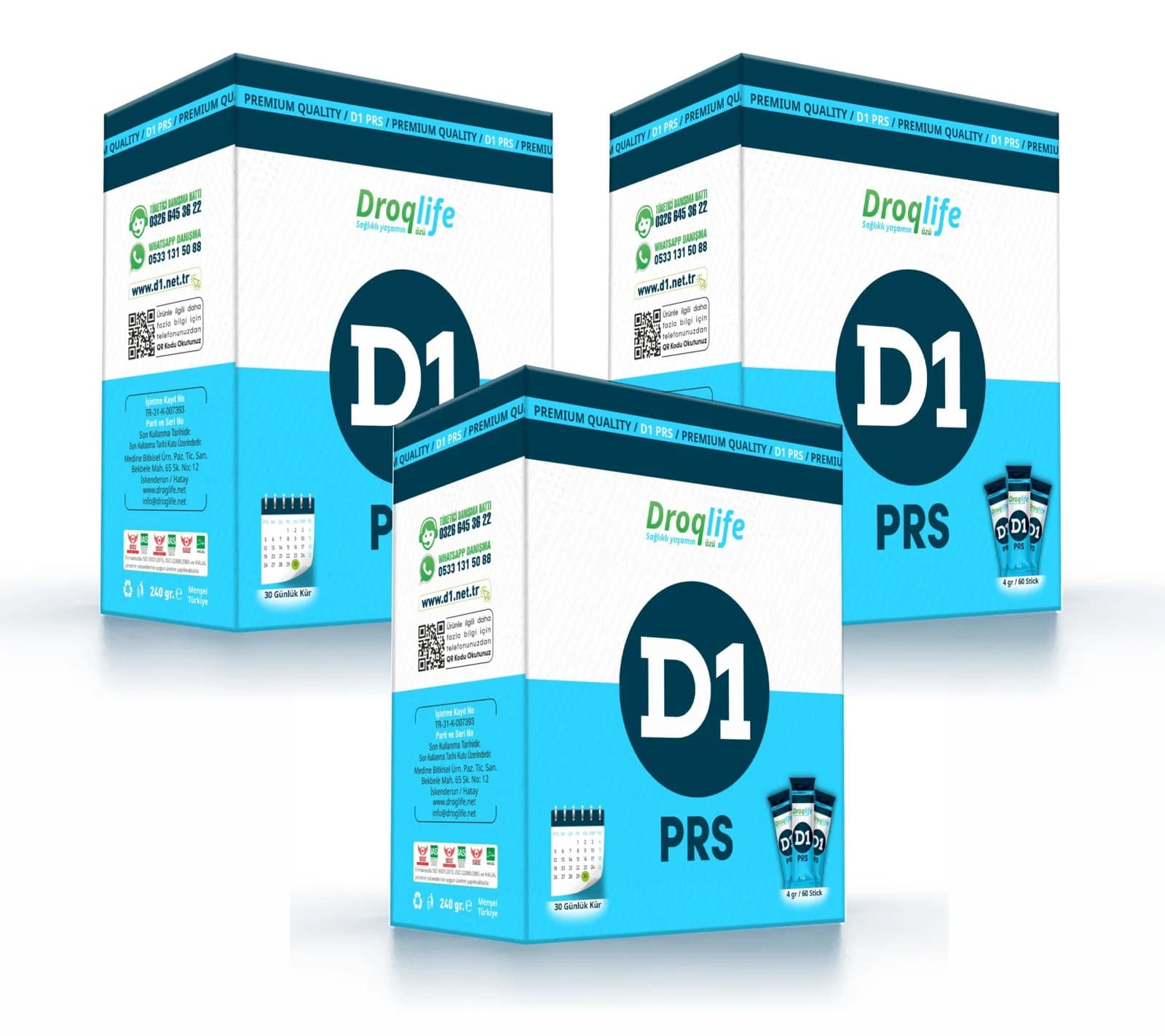 D1 PRS – Prostat 3 Kutu (4 gr x 180 stick)