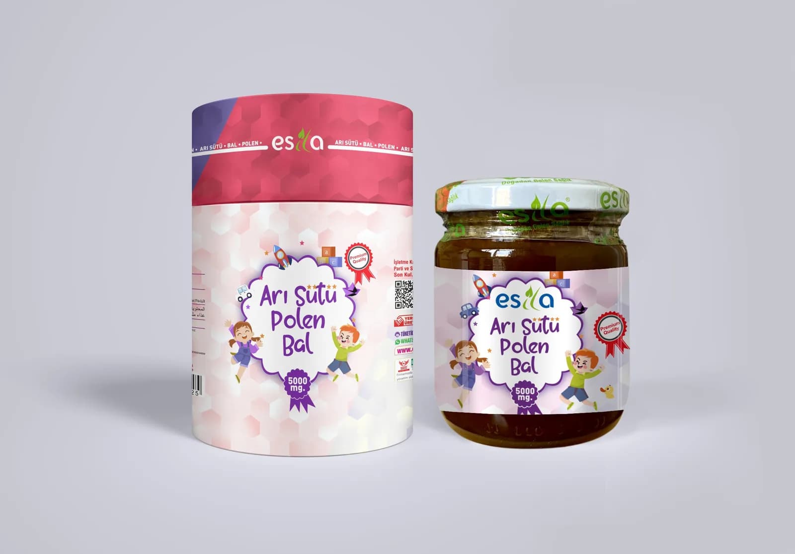 Arı Sütü Polen Bal 210 ml