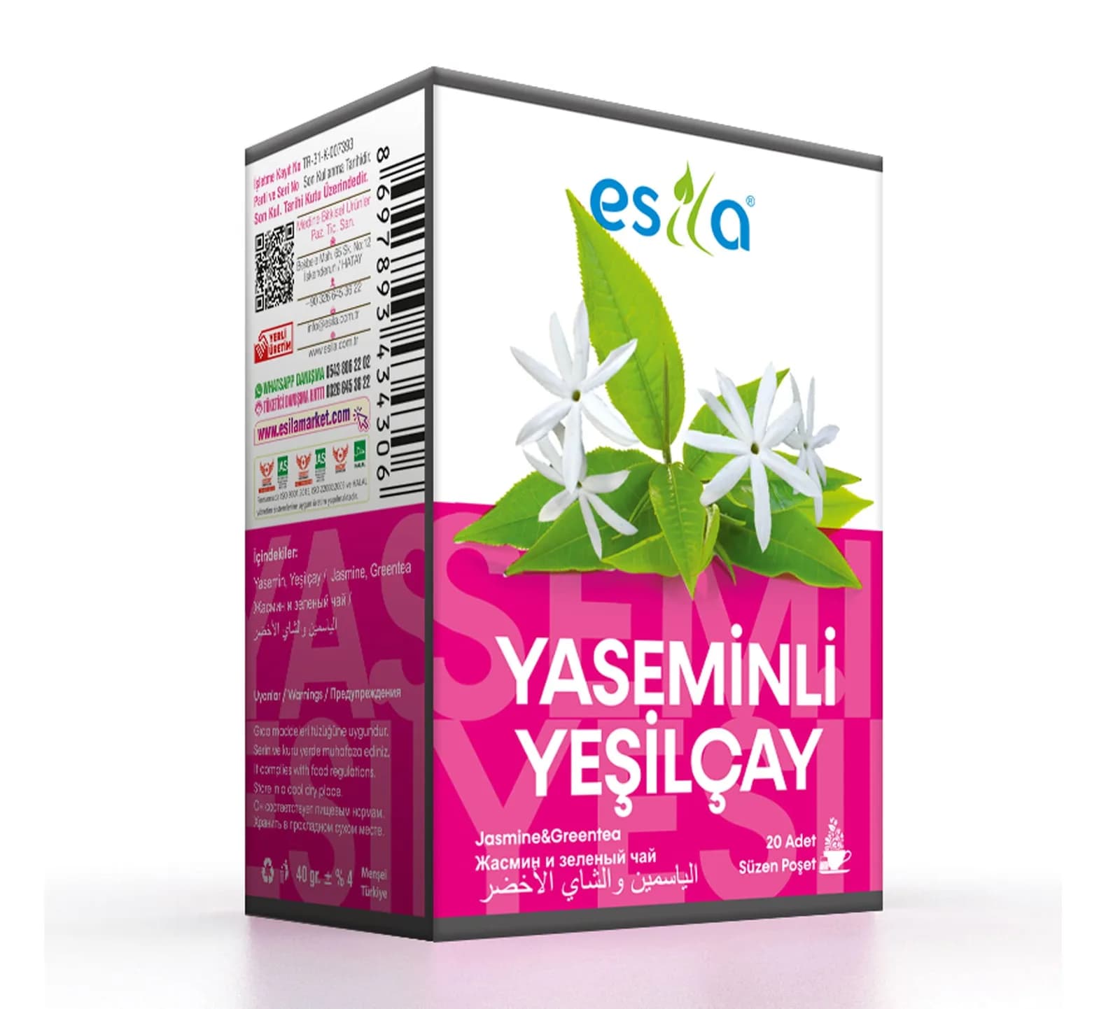 Yaseminli Yeşilçay 20 Adet Süzen Poşet 20 süzen poşet