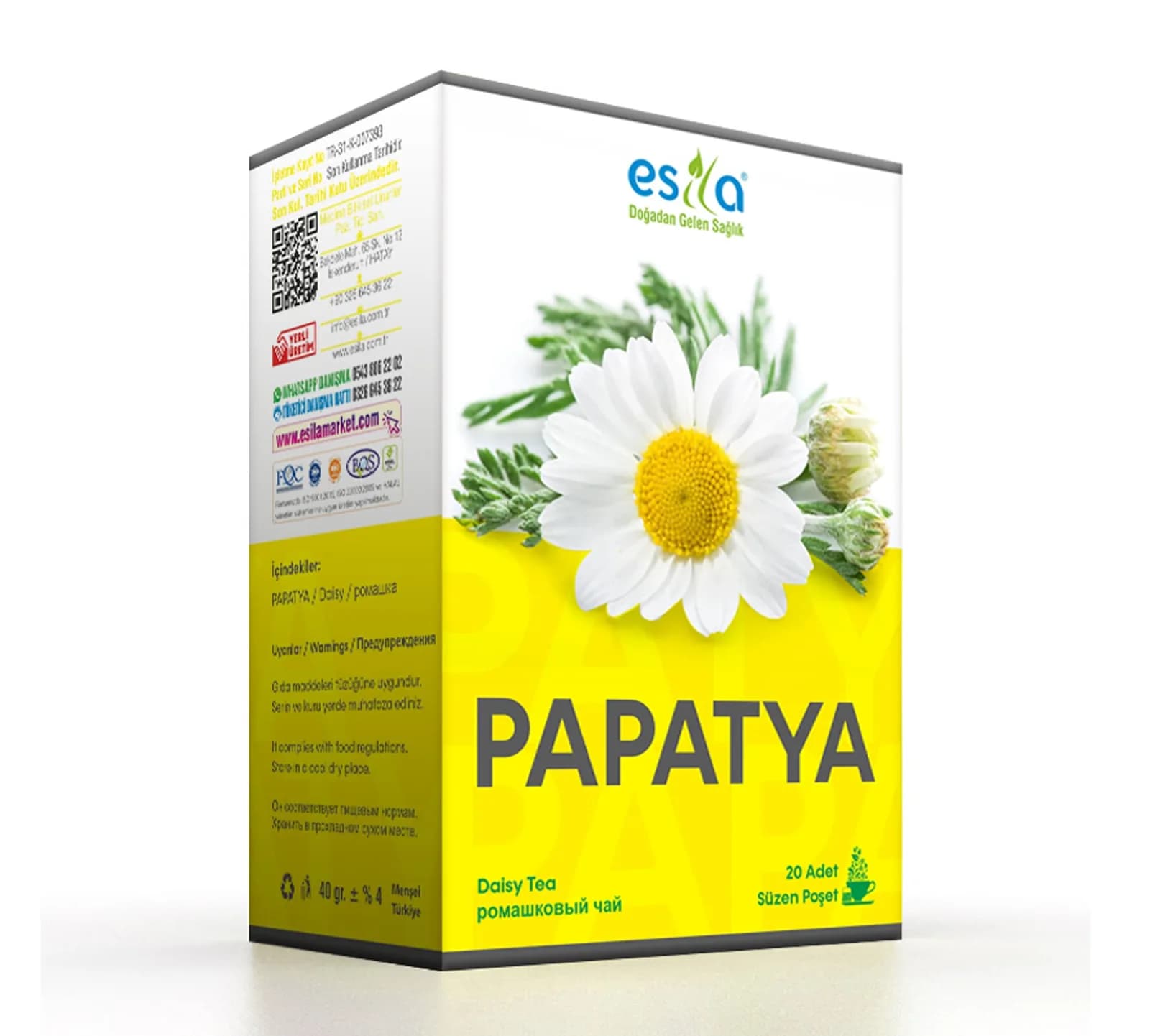Papatya Çayı 20 süzen poşet