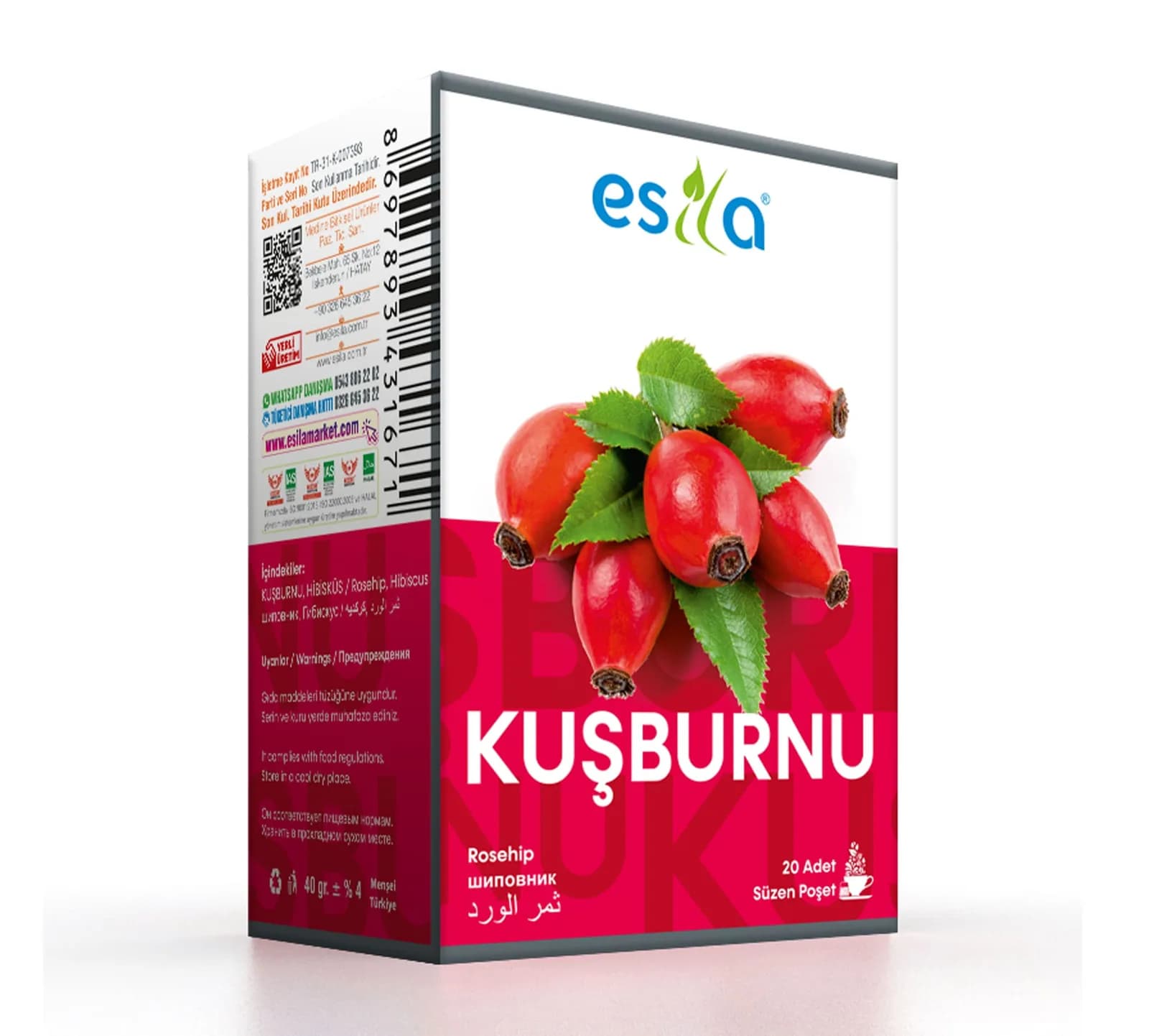 Kuşburnu Çayı 20 süzen poşet