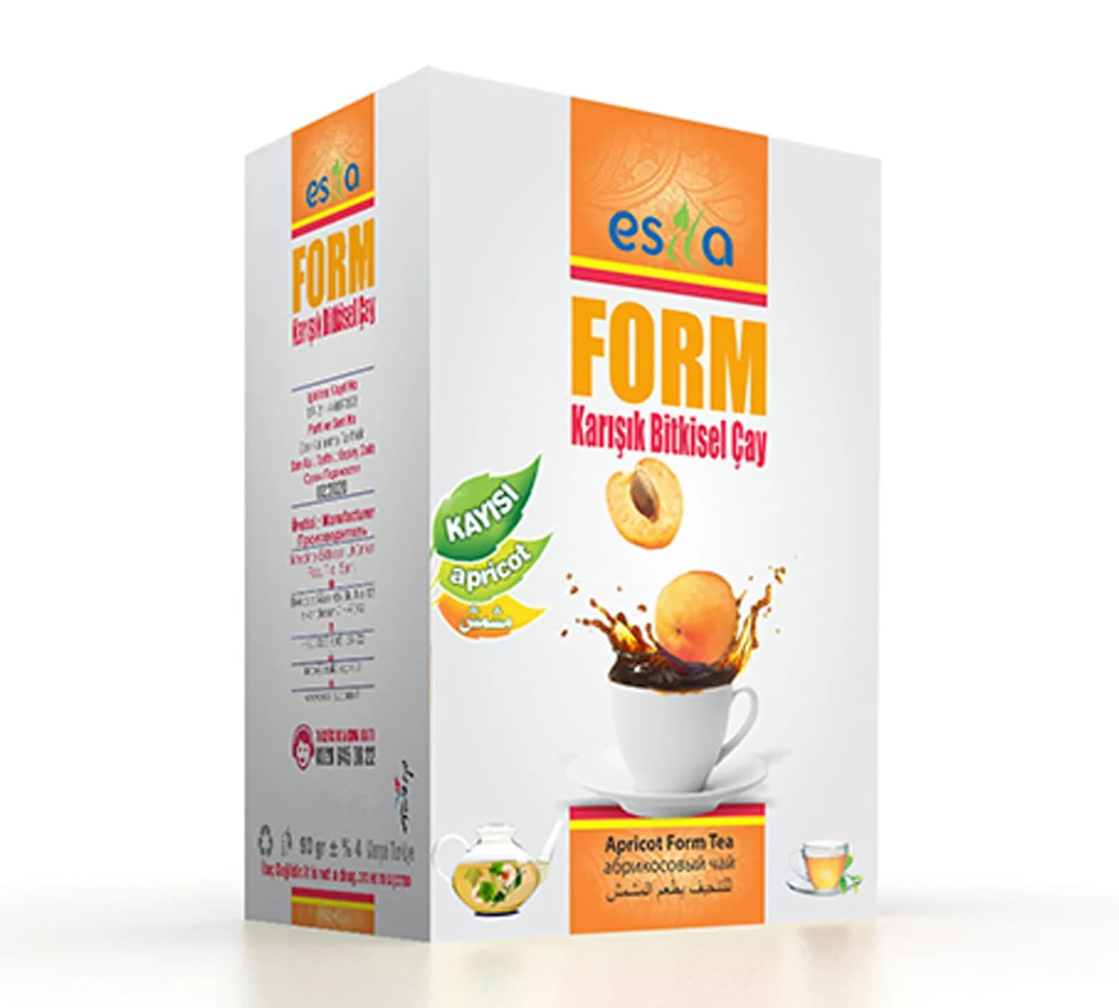 Kayısılı Form Karışık Bitkisel Çay