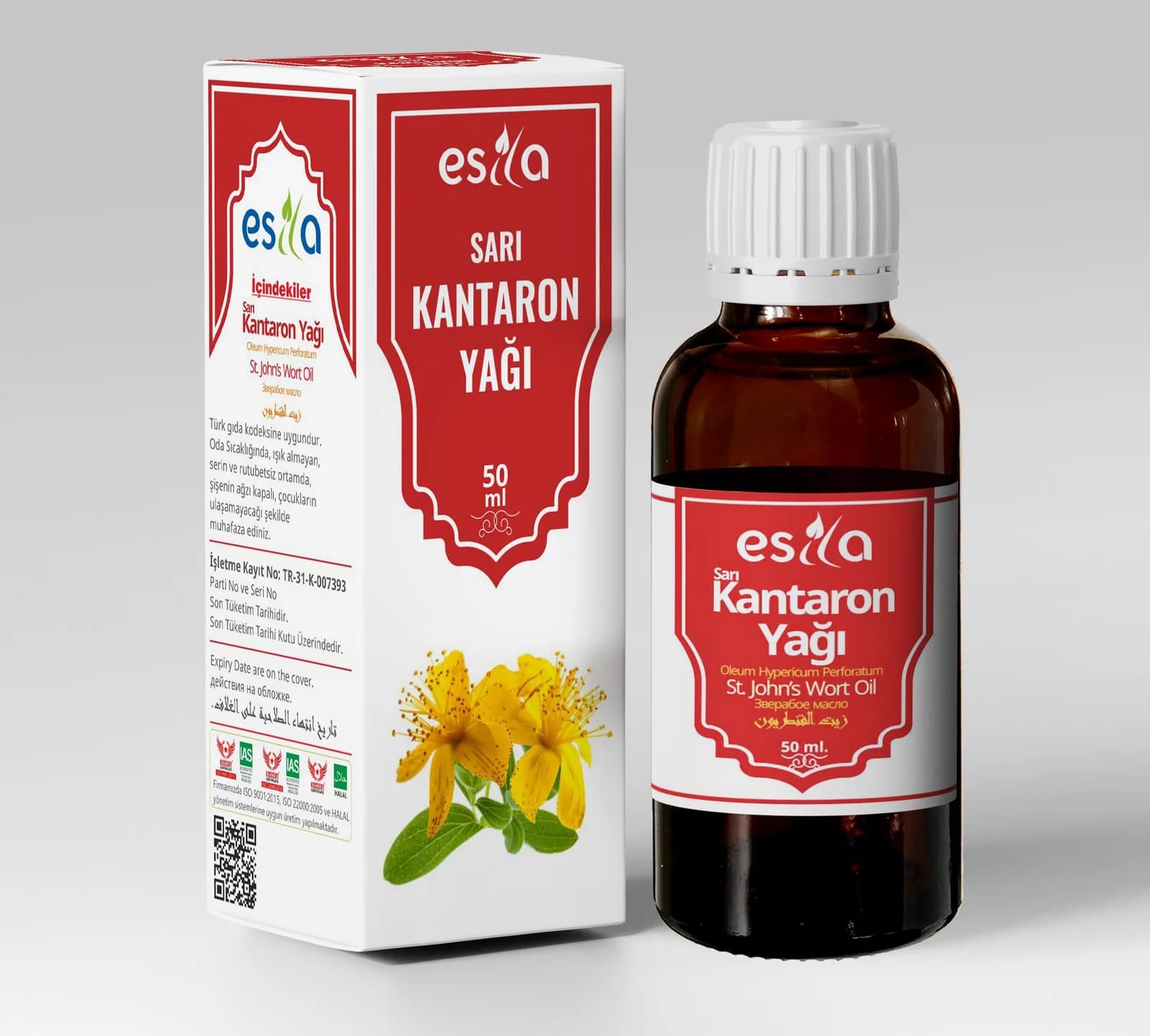 Kantaron Yağı 50 ml
