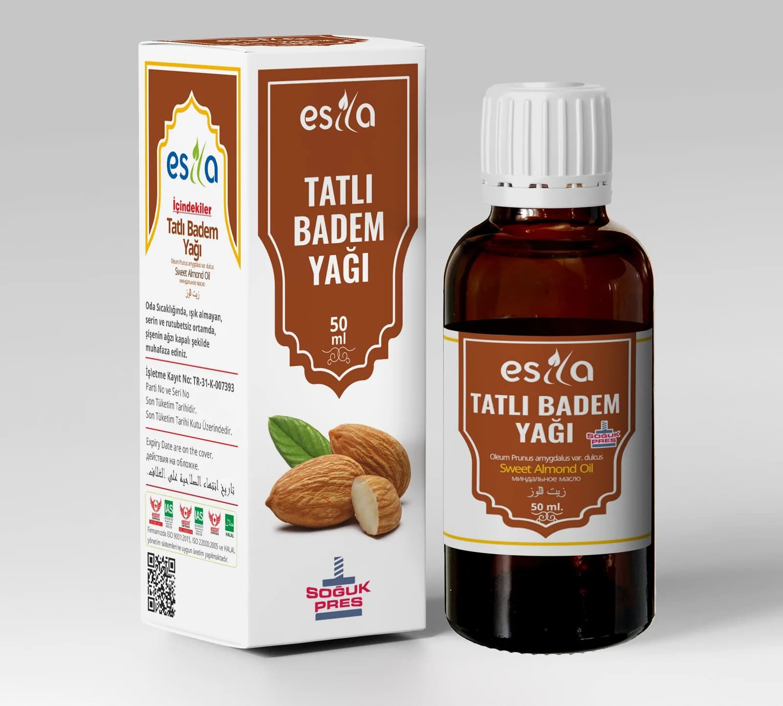Tatlı Badem Yağı 50 ml