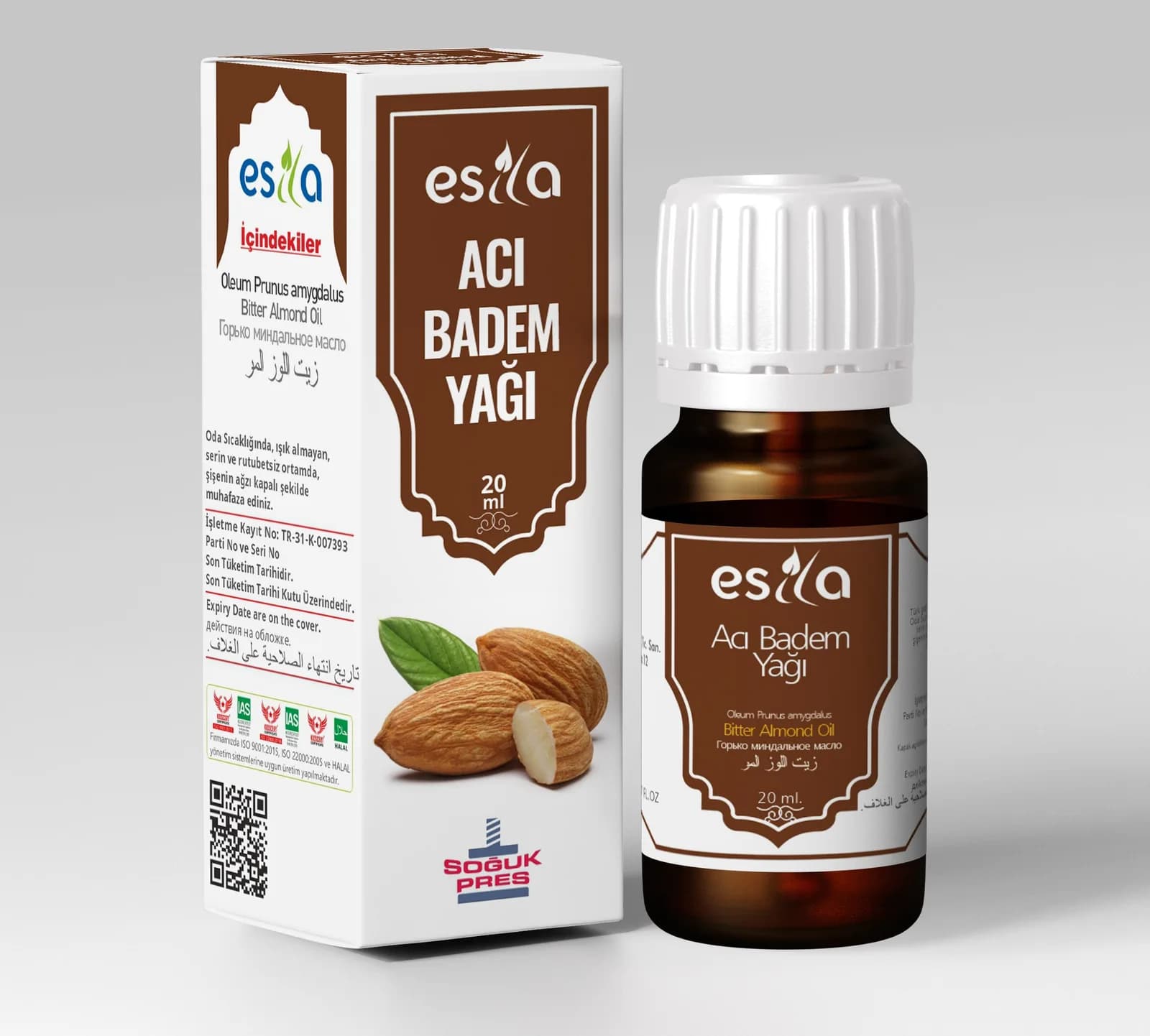 Acı Badem Yağı 20 ml