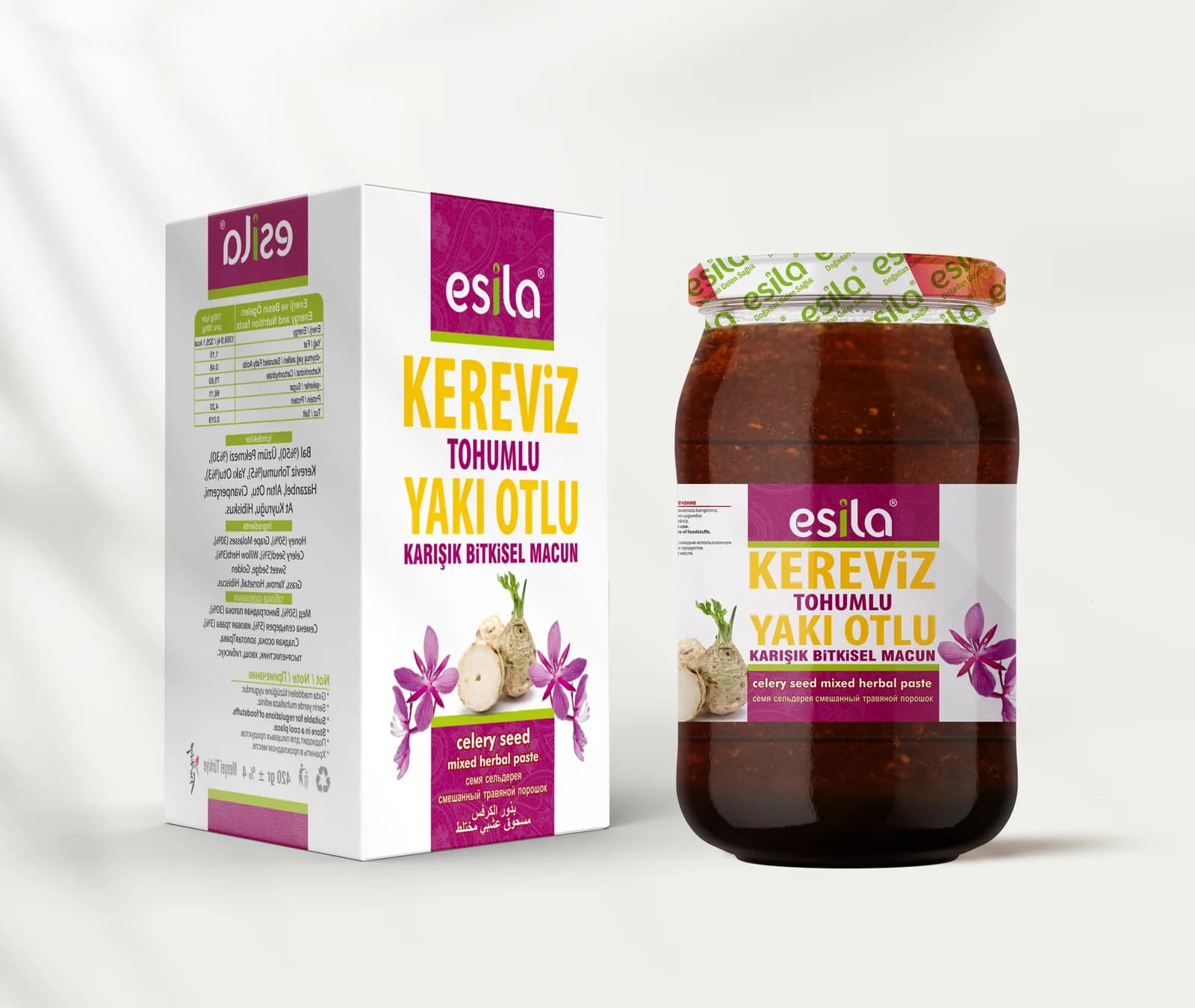Kereviz Tohumlu Yakı Otlu Macun 420 gr