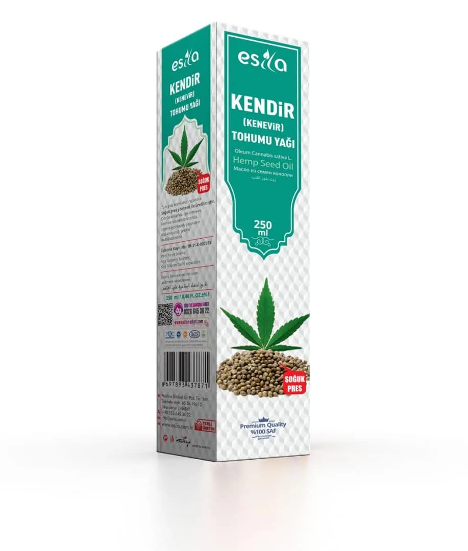 Kenevir (kendir) Tohumu Yağı 250 ml