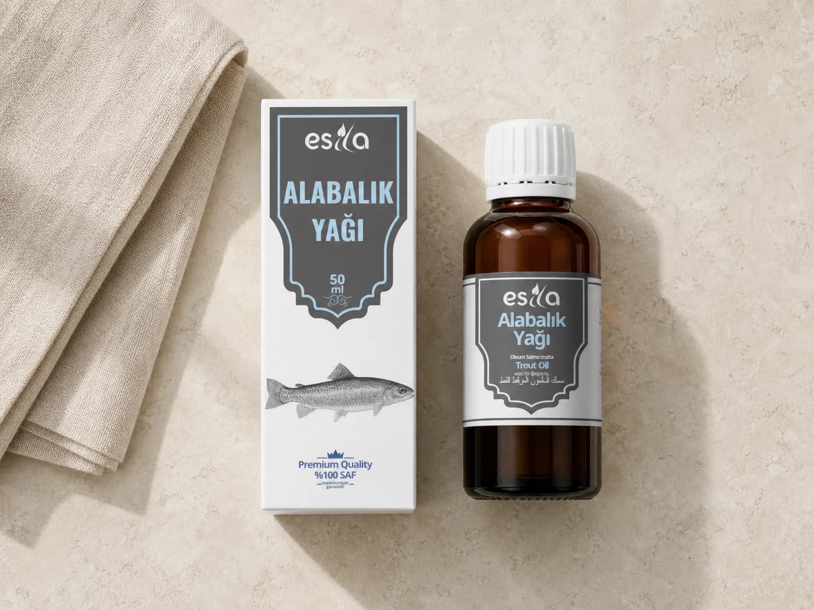زيت السلمون المرقط من Esila