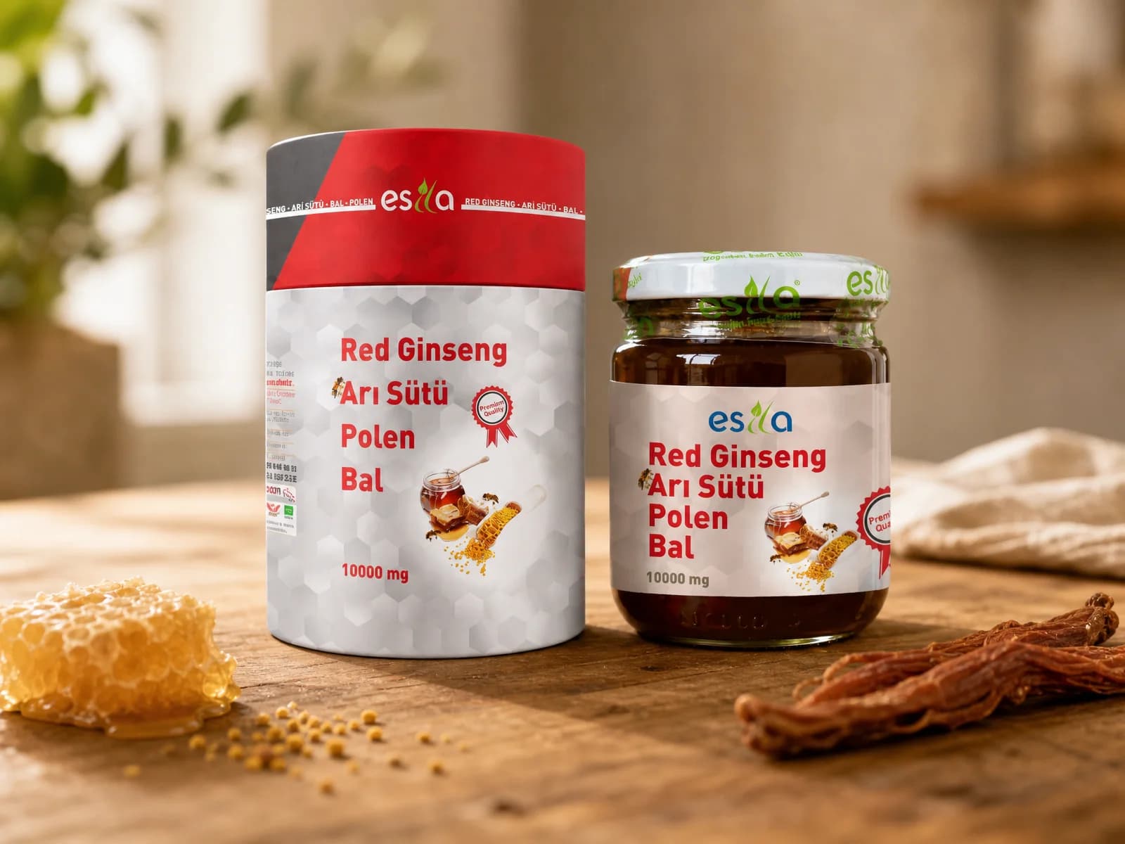مزيج Esila بالجنسنغ والعسل
