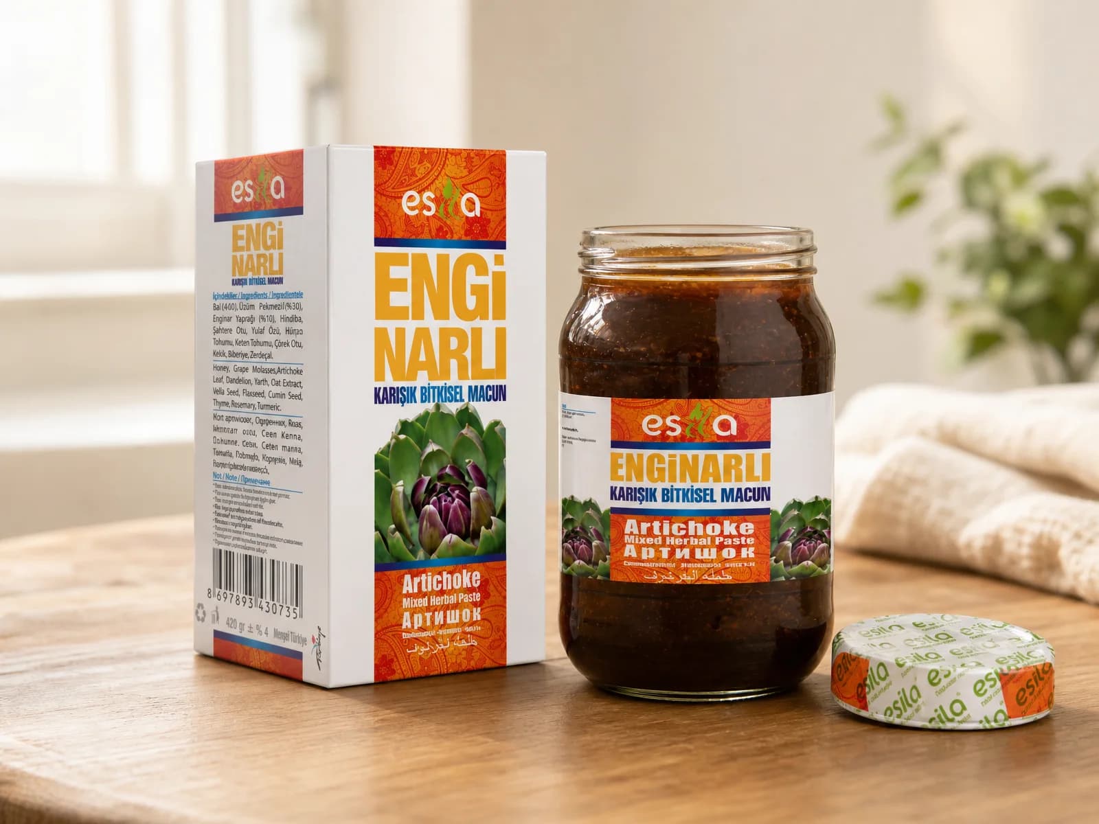معجون Esila بالأعشاب والخرشوف