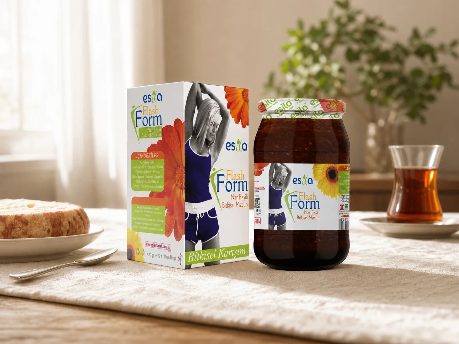 Serving Herbal Paste