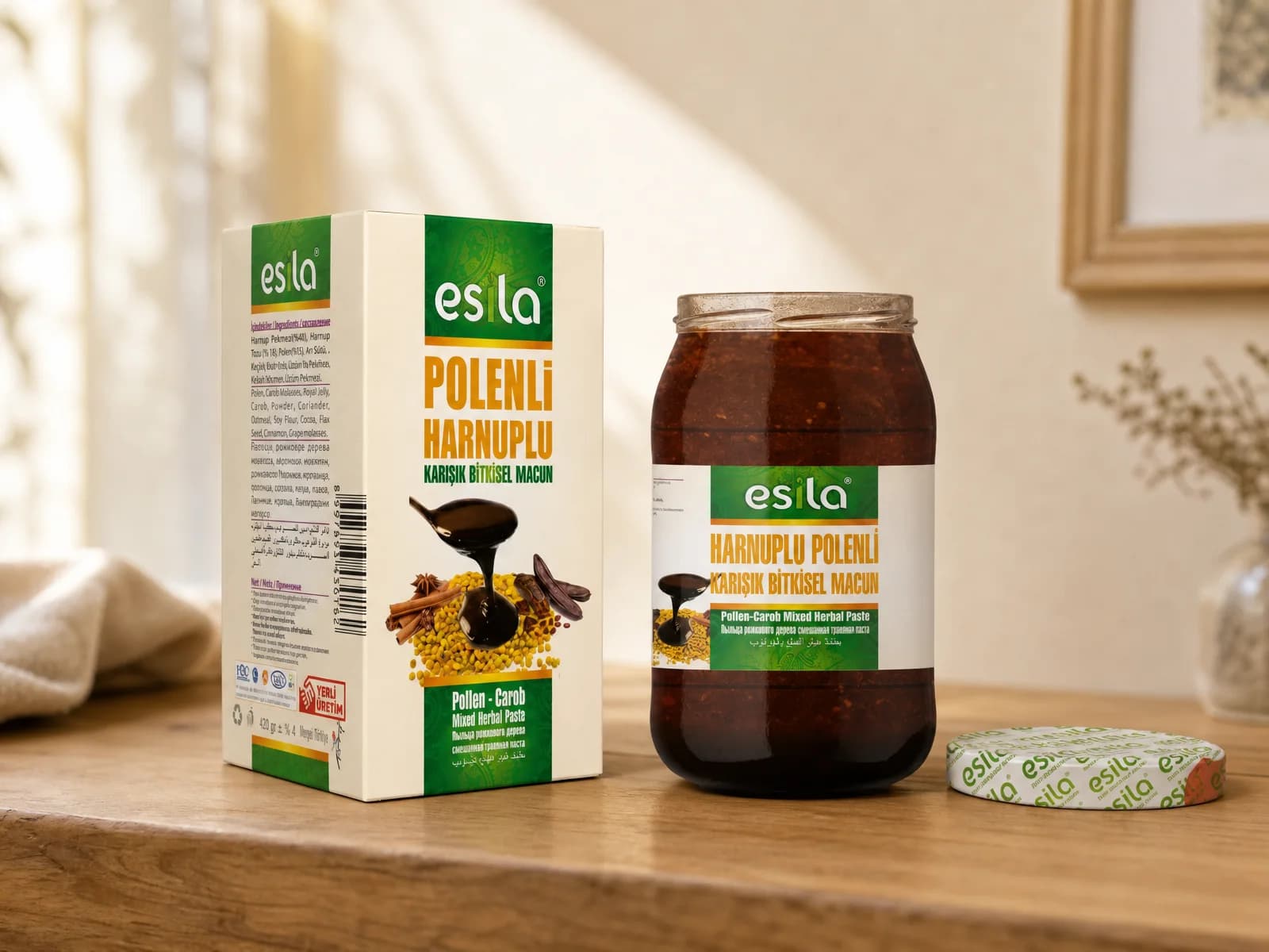 Esila Pollen and Carob Paste