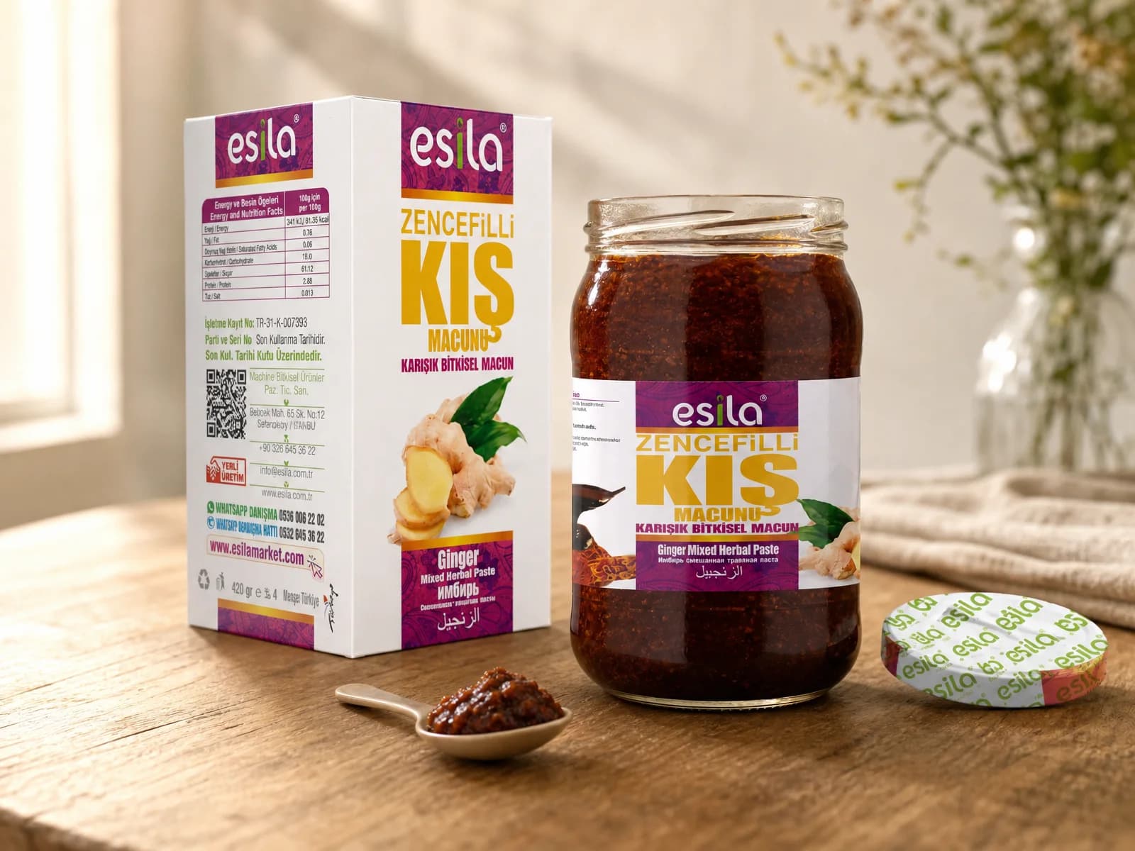معجون Esila بالأعشاب والزنجبيل