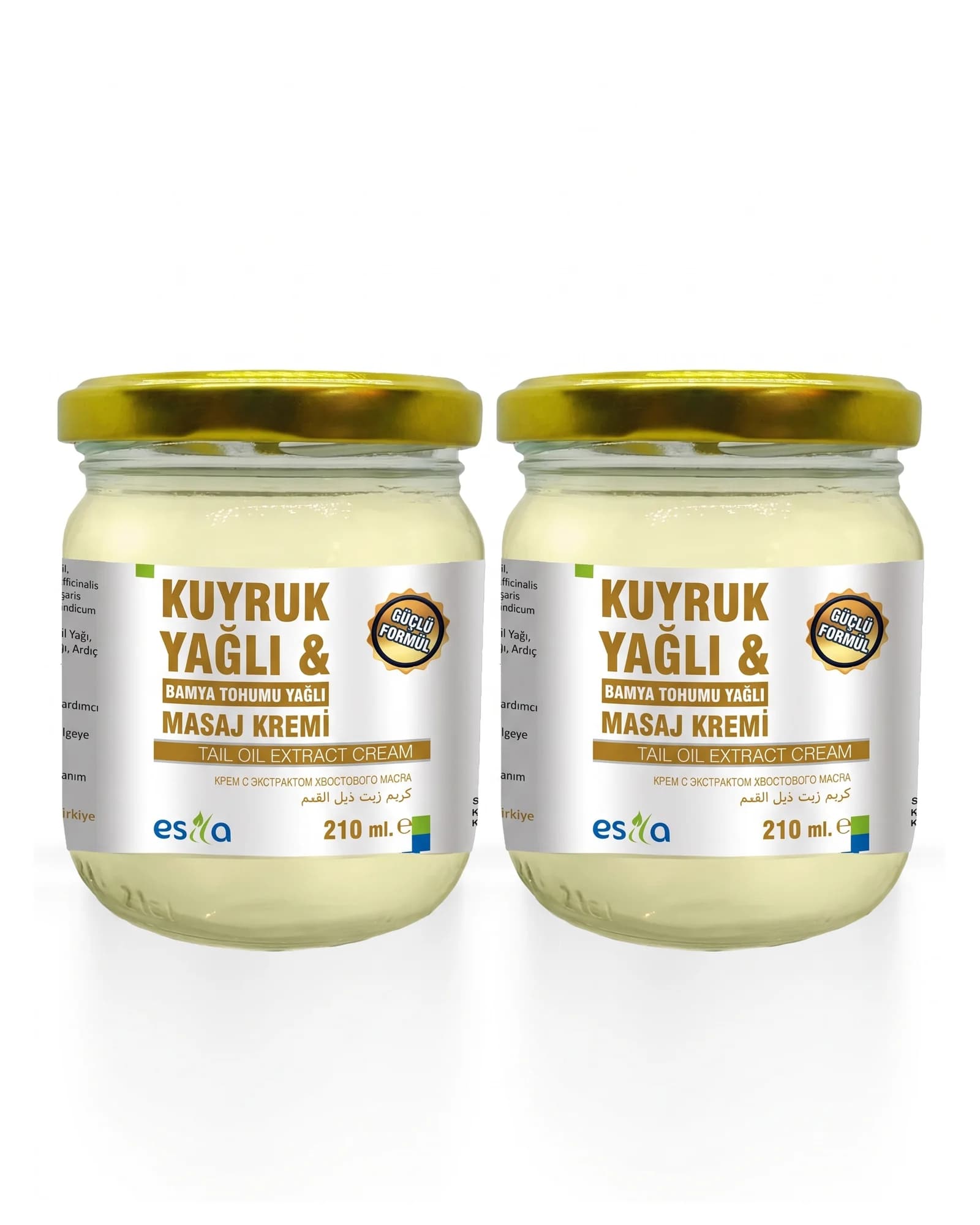 2 adet Kuyruk Yağlı Bamya Tohumu Yağlı Krem